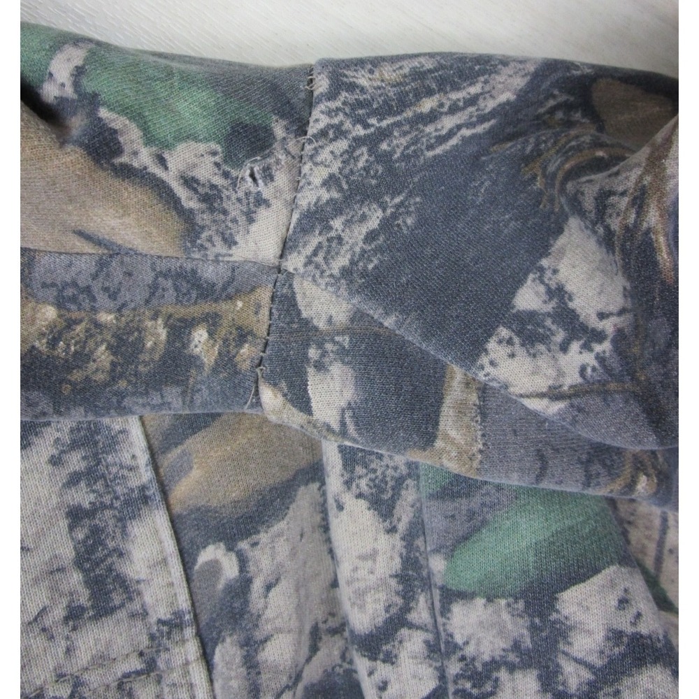 Vintage Jerzees Outdoors Camo Sweatpants (L) BigWoods Cargo Pockets Y2K - Picture 8 of 16